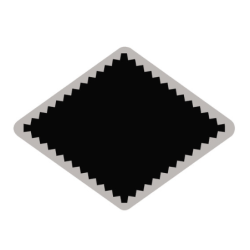 PIECE LOSANGE TOILEE/CN L1 160 x 130 (vendue par 5)