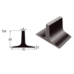 TASSEAU REMACLEAT T50/CN  70 x 2000 / 8 x 50 (=TA5338093)