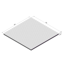MOSAIQUE 500X500X4 CARREAUX 10X10